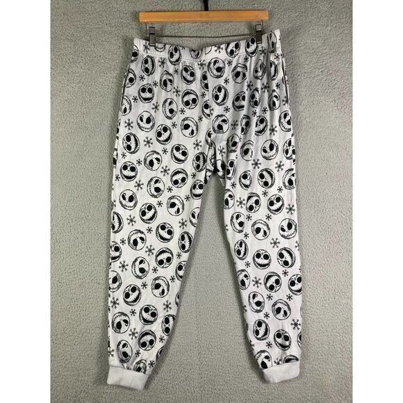 Nightmare Before Christmas Jack Skellington Pajama Pants Womens Large 34 Waist - Picture 5 of 10